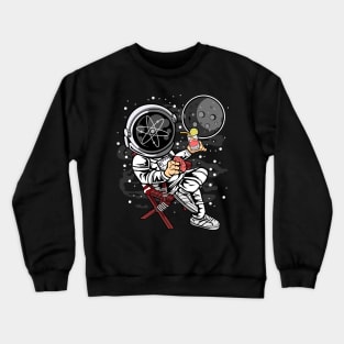 Retirement Plan Astronaut Cosmos ATOM Coin To The Moon Crypto Token Cryptocurrency Blockchain Wallet Birthday Gift For Men Women Kids Crewneck Sweatshirt